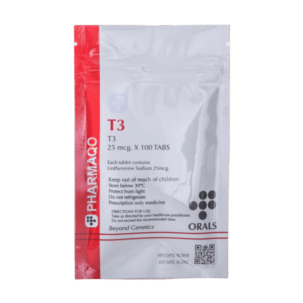 T3 – 25mcg – 50 Tabs